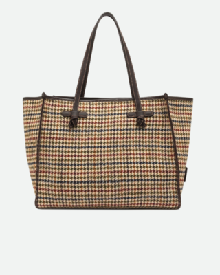 Bolso Gianni Chiarini beige cuadros